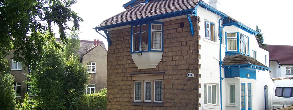 Exterior of 153 Otley Road in Leeds - self catering accommodation