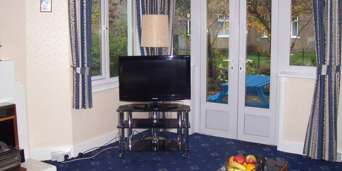 Living room with TV